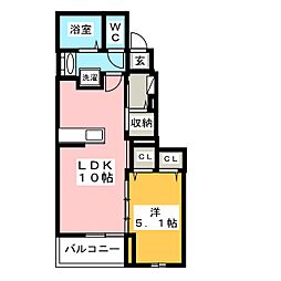 間取図画像 1LDK