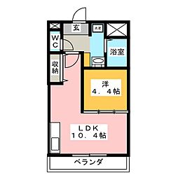 間取図画像 1LDK