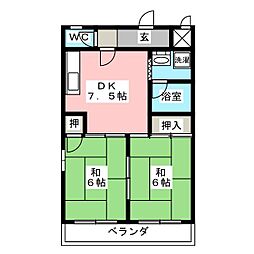 間取図画像 2DK