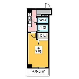T'sDream新生 1Kの間取図画像