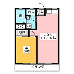 間取図画像 1LDK
