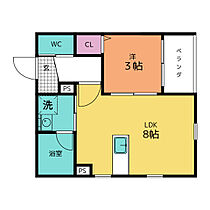 Ｓｉｒｉｕｓ 101 ｜ 愛知県豊橋市花園町34（賃貸アパート1LDK・1階・26.52㎡） その2