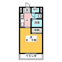 間取図画像 1K