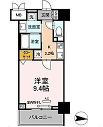 CASA99 1Kの間取図画像