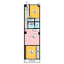 ＨＯＵＳＥ松本II  ｜ 愛知県一宮市多加木５丁目（賃貸マンション2LDK・1階・61.20㎡） その2