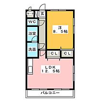 プリミエール　ツイン  ｜ 愛知県一宮市萩原町萩原字西ノ川（賃貸マンション1LDK・3階・51.04㎡） その2