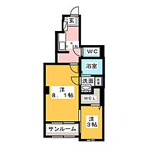 ＵＨ浅野  ｜ 愛知県一宮市浅野字大西（賃貸アパート2K・1階・36.96㎡） その2