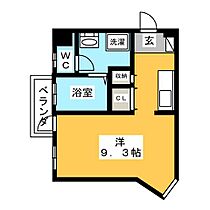 スクエア栄  ｜ 愛知県一宮市栄２丁目（賃貸マンション1R・4階・24.80㎡） その2