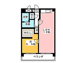 クリエイティブ一宮  ｜ 愛知県一宮市牛野通４丁目（賃貸マンション1LDK・7階・45.27㎡） その2