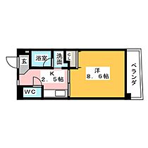 リネット花池I  ｜ 愛知県一宮市花池２丁目（賃貸マンション1K・2階・27.40㎡） その2