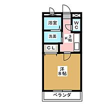 ブルーベルハイム  ｜ 愛知県一宮市宮地１丁目（賃貸アパート1K・2階・27.16㎡） その2