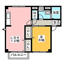 プラドールシゲマツ  ｜ 愛知県一宮市牛野通１丁目（賃貸アパート1LDK・1階・44.46㎡） その2