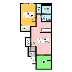 間取図画像 1LDK