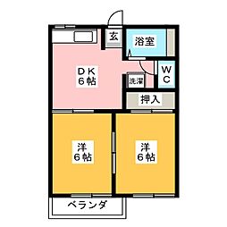 間取図画像 2DK