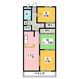 間取図画像 3LDK
