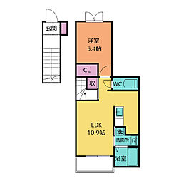 間取図画像 1LDK