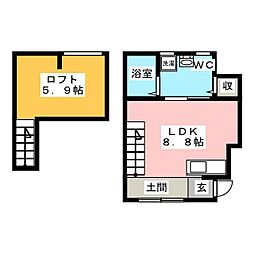 ESPRESSO一宮 ワンルームの間取図画像