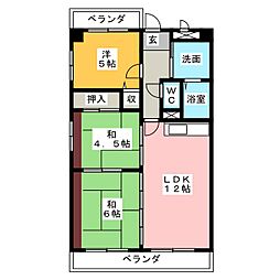 間取図画像 3LDK