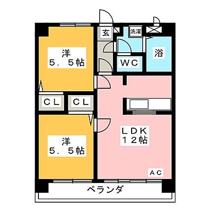 ファミール２_間取り_0