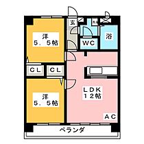 ＦａｍｉｌｌｅII　（ファミールII）  ｜ 愛知県岡崎市戸崎町字藤狭（賃貸マンション2LDK・3階・45.36㎡） その2