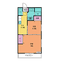 アゼリアII  ｜ 愛知県蒲郡市府相町１丁目（賃貸マンション2K・1階・40.50㎡） その2