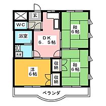 アーバンヒル竜美　Ａ棟  ｜ 愛知県岡崎市竜美南４丁目（賃貸マンション3DK・3階・51.84㎡） その2