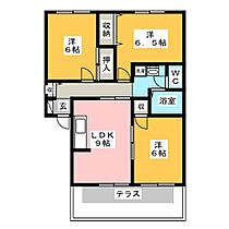 サンハイムII  ｜ 愛知県岡崎市大和町字沓市場（賃貸アパート3LDK・1階・62.90㎡） その2