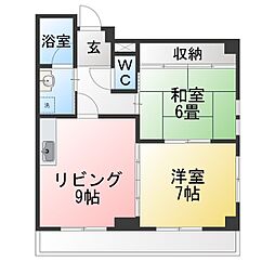 DEVICEBLDG 2LDKの間取図画像