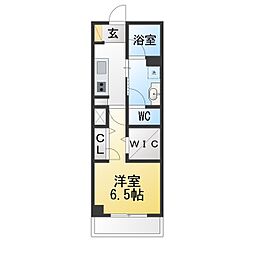 シャーメゾンみやこ 1Kの間取図画像