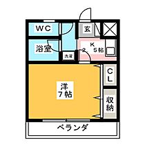 グリーンコート花中  ｜ 愛知県豊橋市花中町（賃貸マンション1K・3階・25.20㎡） その2