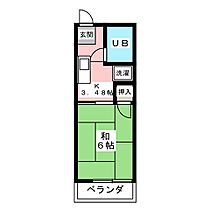 シティハイムマチハタＢ  ｜ 愛知県豊橋市町畑町字町畑（賃貸アパート1K・2階・16.80㎡） その2