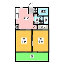 グリーンヒルズII  ｜ 愛知県豊橋市橋良町（賃貸アパート2K・1階・38.83㎡） その2