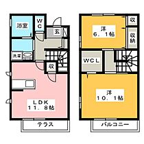 エクレール牟呂  ｜ 愛知県豊橋市牟呂町字松島東（賃貸アパート2LDK・1階・73.93㎡） その2