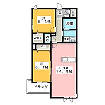 ミッドヒルズ豊橋  ｜ 愛知県豊橋市柱八番町（賃貸マンション2LDK・1階・64.00㎡） その2