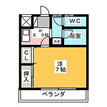 グリーンコート花中  ｜ 愛知県豊橋市花中町（賃貸マンション1K・2階・25.20㎡） その2