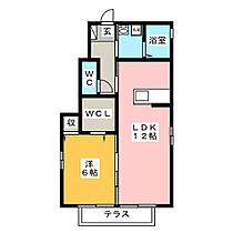 イールコートＢ棟  ｜ 愛知県豊橋市牟呂町字松東（賃貸アパート1LDK・1階・45.00㎡） その2