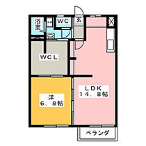 タウニィ神ノ輪　Ｂ  ｜ 愛知県豊橋市神ノ輪町（賃貸アパート1LDK・1階・52.39㎡） その2