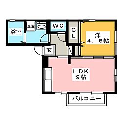 間取図画像 1LDK