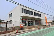 郵便局「二川郵便局まで1100m」