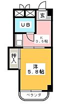 キャンパスひまわり有楽  ｜ 愛知県半田市有楽町４丁目（賃貸マンション1K・2階・21.06㎡） その2