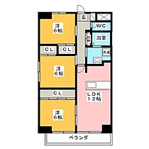 パークサイド雁宿1号館  ｜ 愛知県半田市雁宿町３丁目（賃貸マンション3LDK・7階・70.56㎡） その2