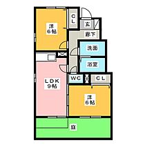 グランモアかがり　B棟  ｜ 愛知県知多郡武豊町字梨子ノ木（賃貸アパート2LDK・1階・51.15㎡） その2