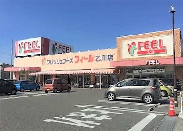 画像9:スーパー「フィール乙川店まで1147m」