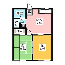 三井コーポ  ｜ 愛知県半田市雁宿町２丁目（賃貸アパート2DK・1階・39.75㎡） その2