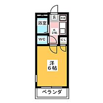 キャッスルハウス田園  ｜ 愛知県半田市天神町（賃貸マンション1K・1階・19.10㎡） その2