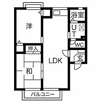 サンビレッジ横川  ｜ 愛知県半田市大伝根町２丁目（賃貸アパート2LDK・2階・55.31㎡） その2