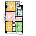 サンライズ旭3階6.1万円