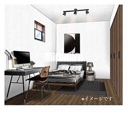 LECOCON半田VI 2階1Kのリビング/ダイニング