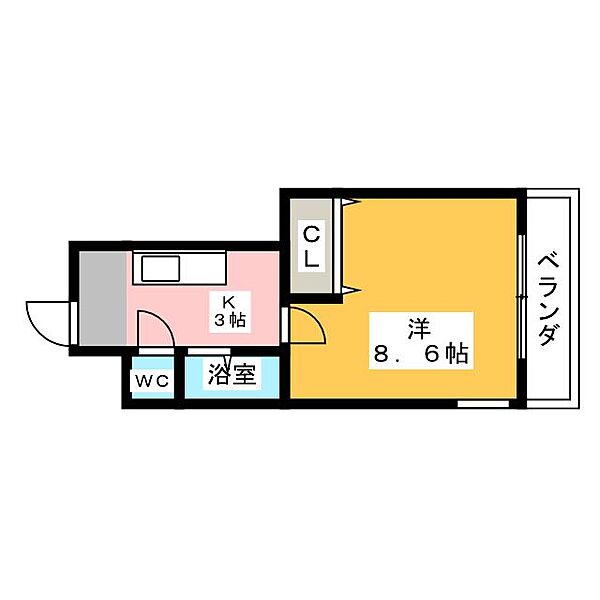 フォレスタ上条 ｜愛知県春日井市上条町１丁目(賃貸マンション1K・2階・28.57㎡)の写真 その2