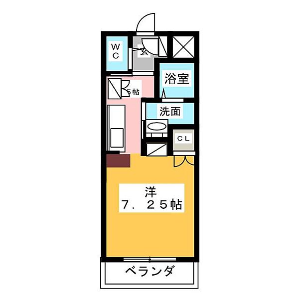 ＣＩビル ｜愛知県春日井市出川町２丁目(賃貸マンション1R・2階・25.60㎡)の写真 その2